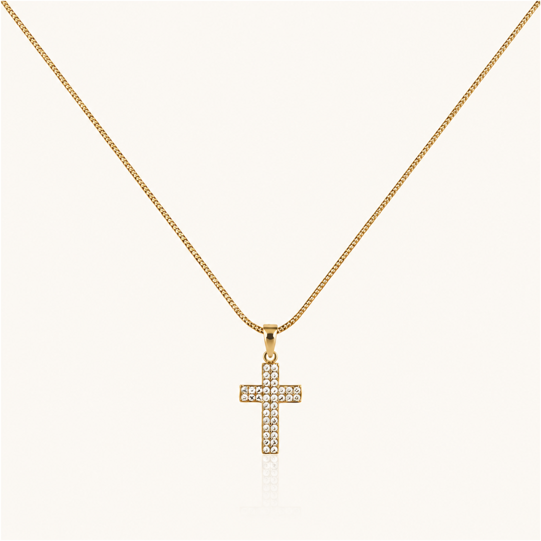 Divine Spark Cross Necklace