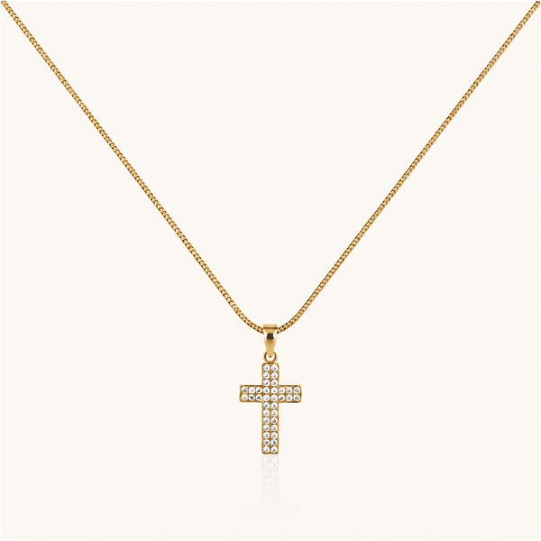 Divine Spark Cross Necklace