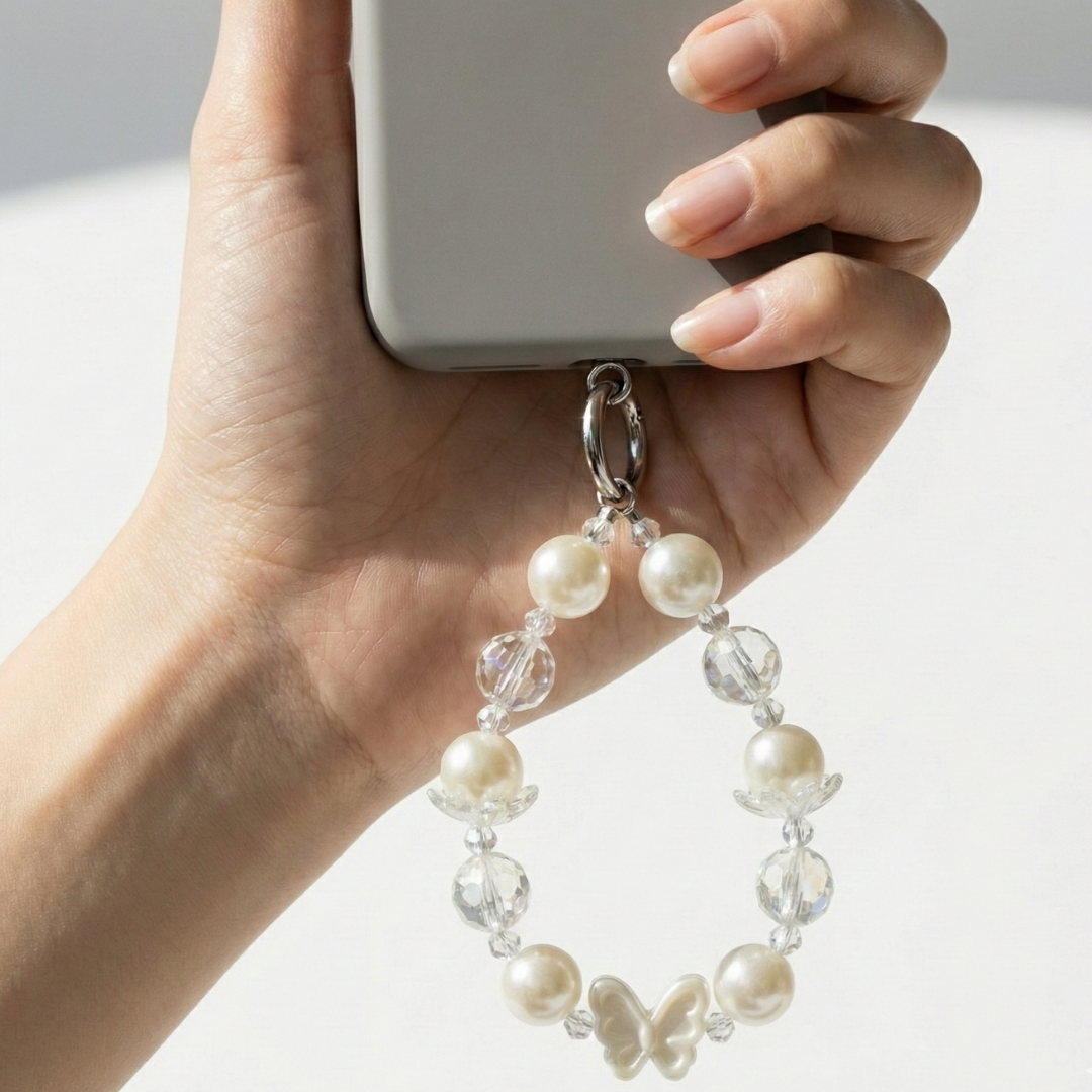 flutter fly mobile charm