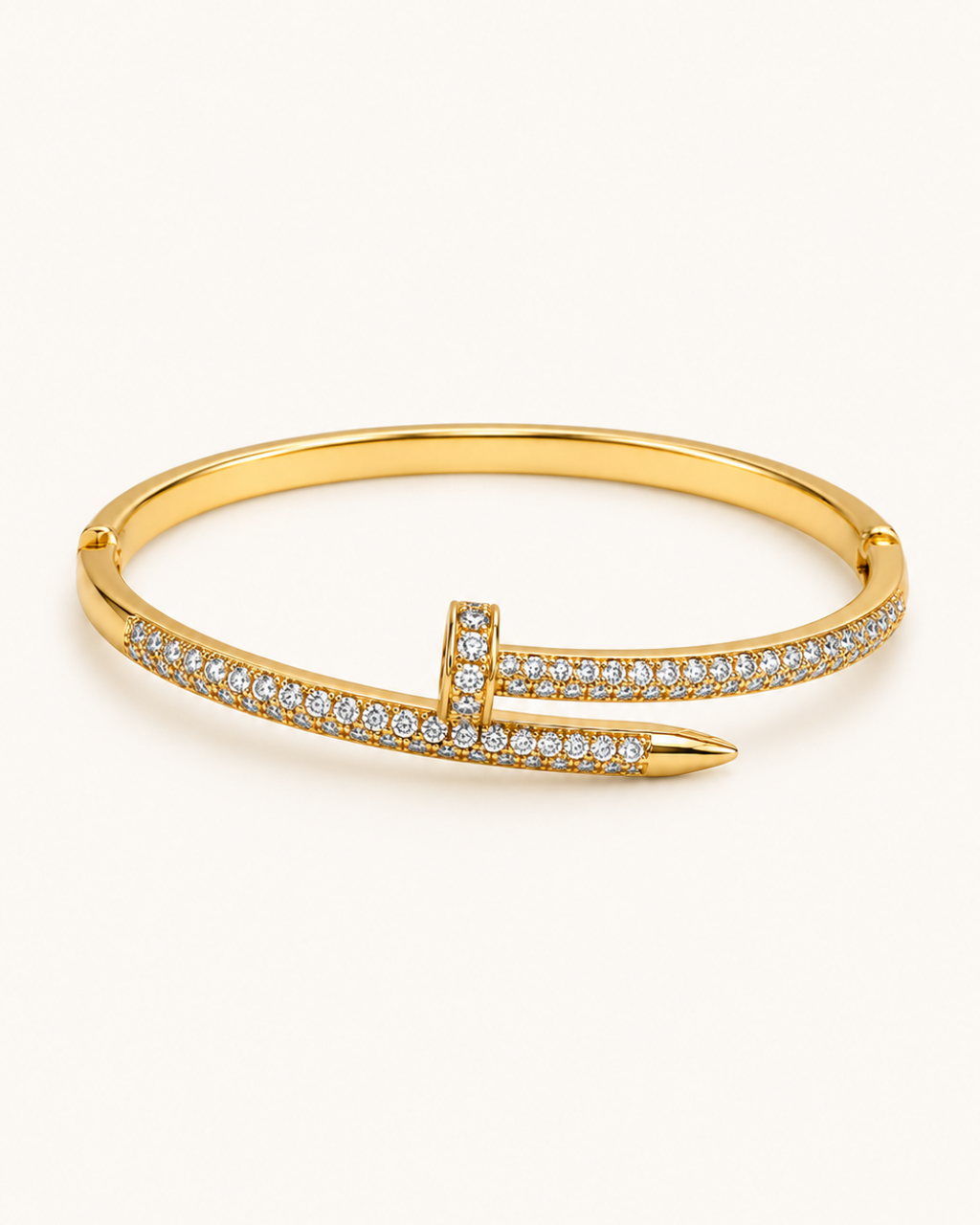 Lavis Nail Kada - 18k Gold ( Demi Fine )