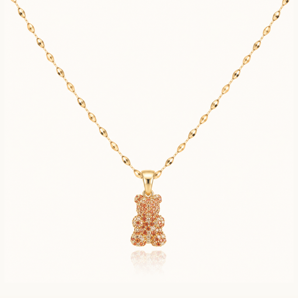 Teddy Necklace - 18K Gold (Demi Fine)
