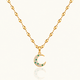 Moon Jewel Necklace - 18K Gold (Demi Fine)