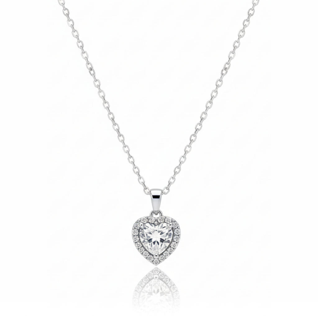 Zircon Diamond Chain Necklace