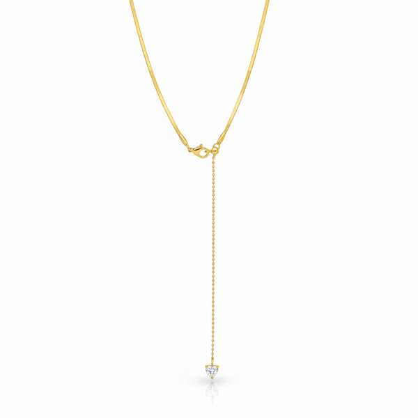 Snake Bone 18K Gold-plated Necklace