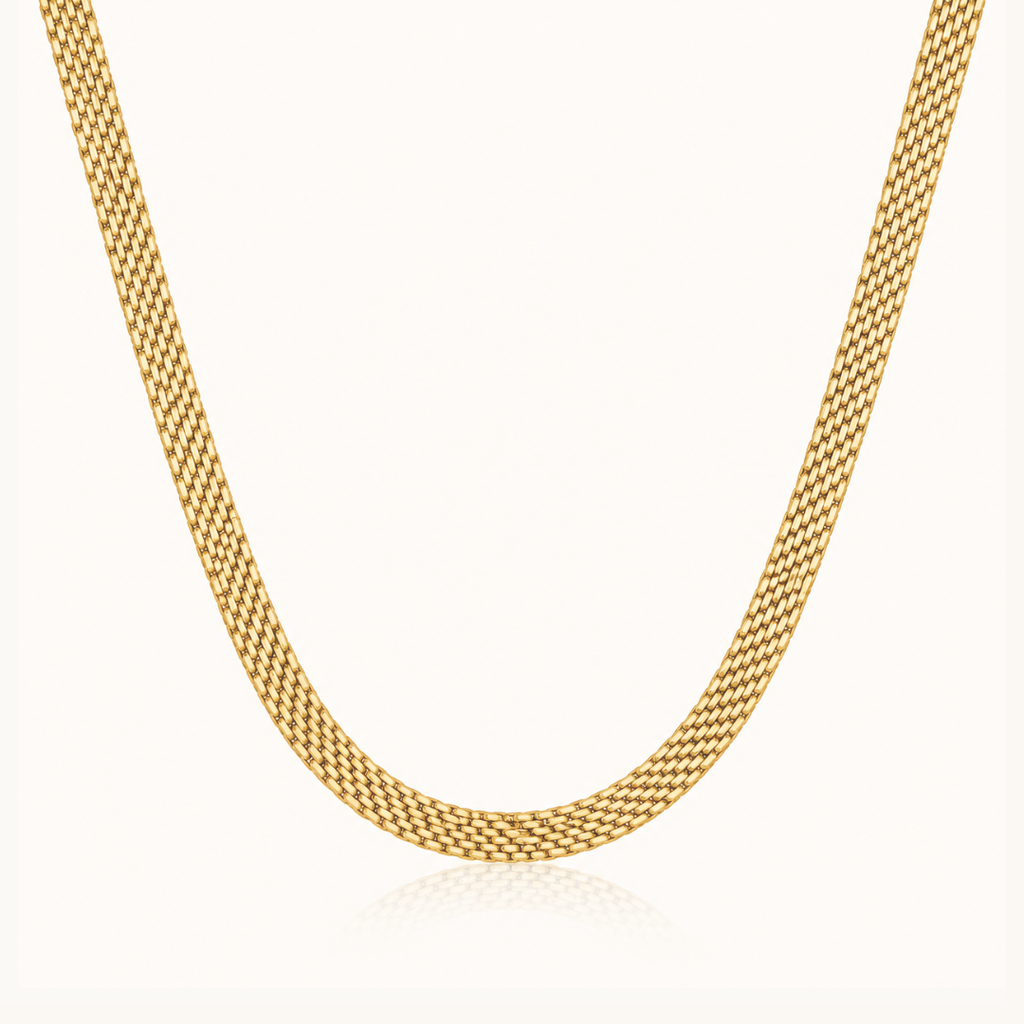 Golden Glide necklace - 18K Gold (Demi Fine)