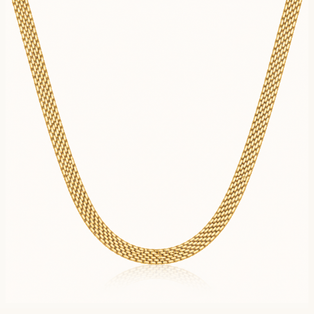 Golden Glide necklace - 18K Gold (Demi Fine)