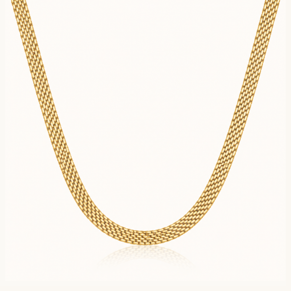 Golden Glide necklace - 18K Gold (Demi Fine)