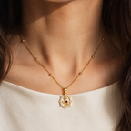 Rose Crush  Necklace - 18k Gold (Demi Fine)