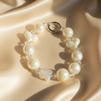 pearly white mobile charm