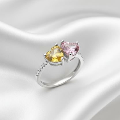 Two-Hearts Ring