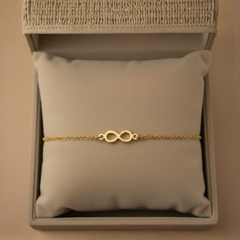 Infinity Golden Orbit Bracelet