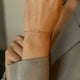 Infinity Golden Orbit Bracelet