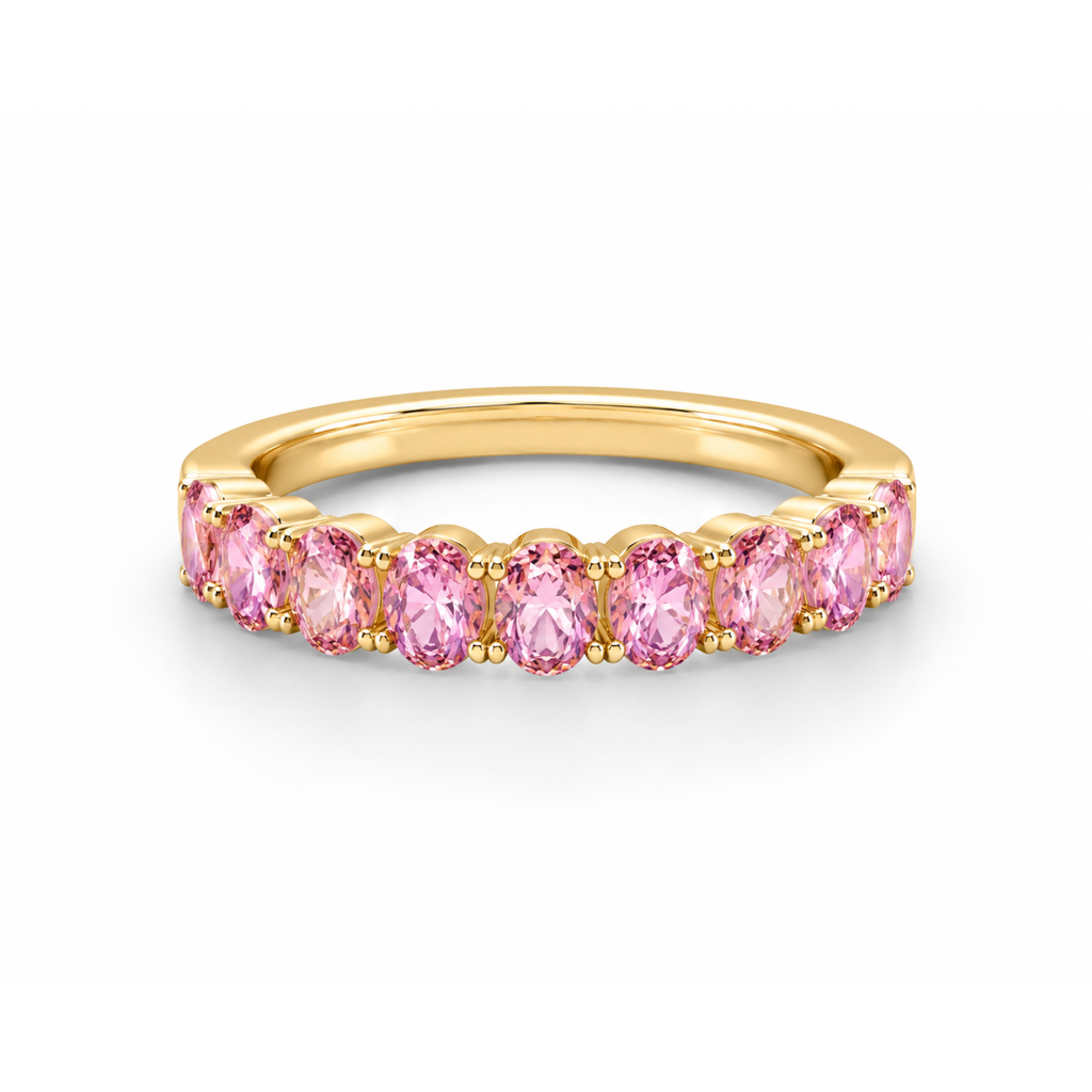 Rose Petal Eternity Ring