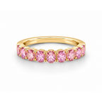 Pink Crystal Ring - 18k Gold (Demi Fine)