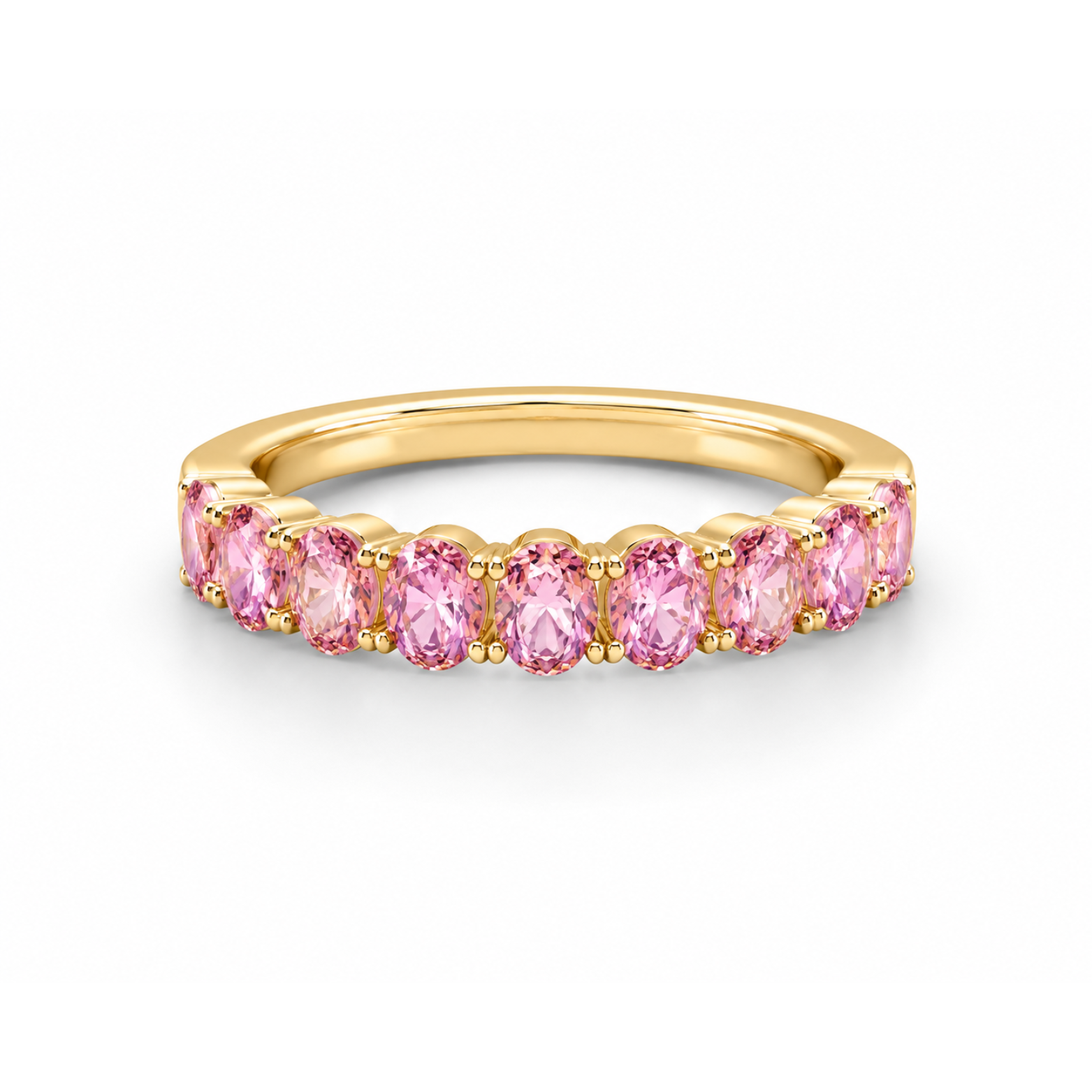 Rose Petal Eternity Ring