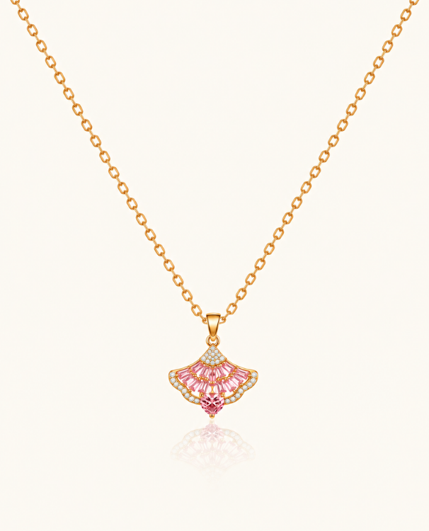 Shell Glow Necklace - 18K Gold (Demi Fine)