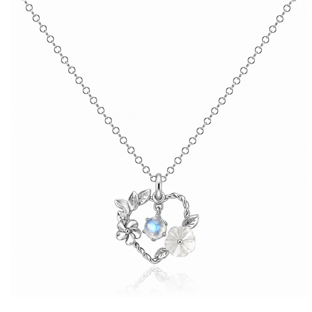 Garden Heart Pendant Necklace