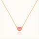 Pink Kiss necklace - 18k Gold (Demi Fine)