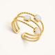 Triple Glow ring - 18k Gold (Demi Fine)