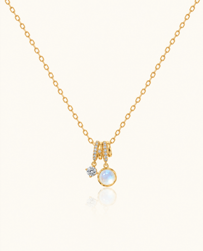 Charm Glow Necklace - 18K Gold (Demi Fine)