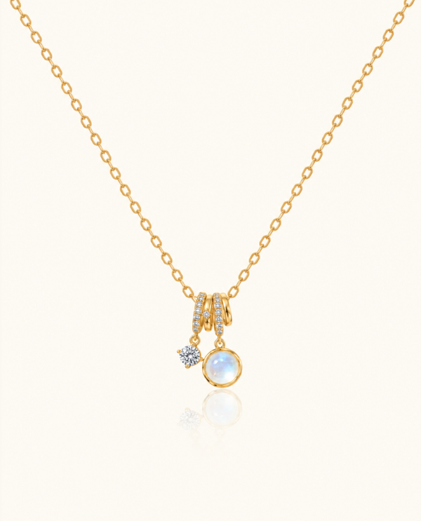 Charm Glow Necklace - 18K Gold (Demi Fine)