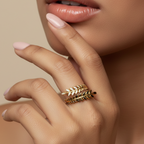 Leaf Muse ring - 18k Gold (Demi Fine)