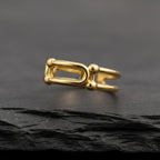 Orbit Lines Ring - 18k Gold (Demi Fine)