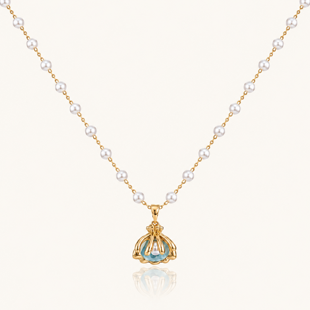 Pearl Ocean Bloom Necklace