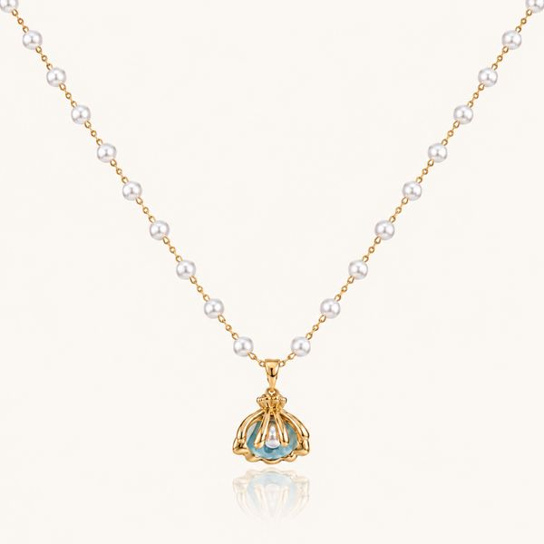 Pearl Ocean Bloom Necklace