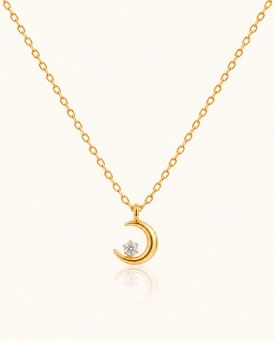 Lunara Necklace - 18K Gold (Demi Fine)