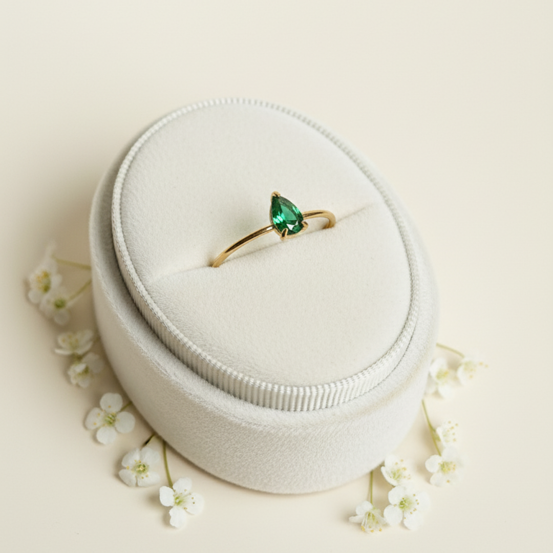 Evergreen Stone Ring