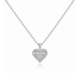 Radiant Pave Heart Necklace