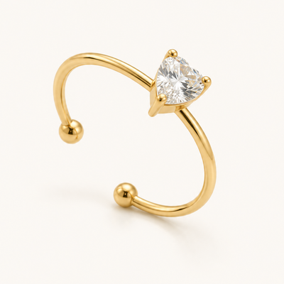 Trillion Glow Ring - 18k Gold (Demi Fine)
