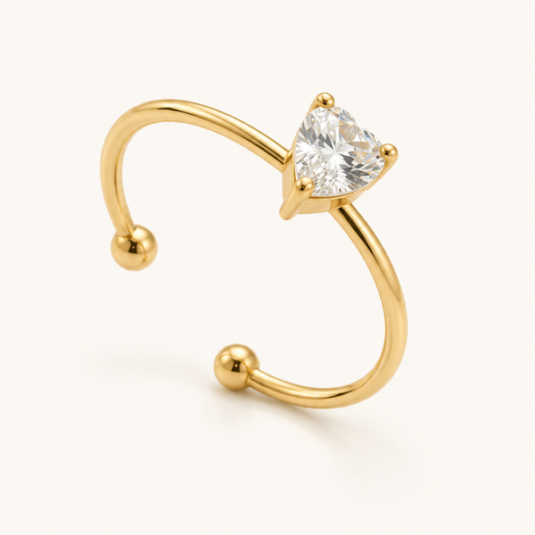 Trillion Glow Ring - 18k Gold (Demi Fine)