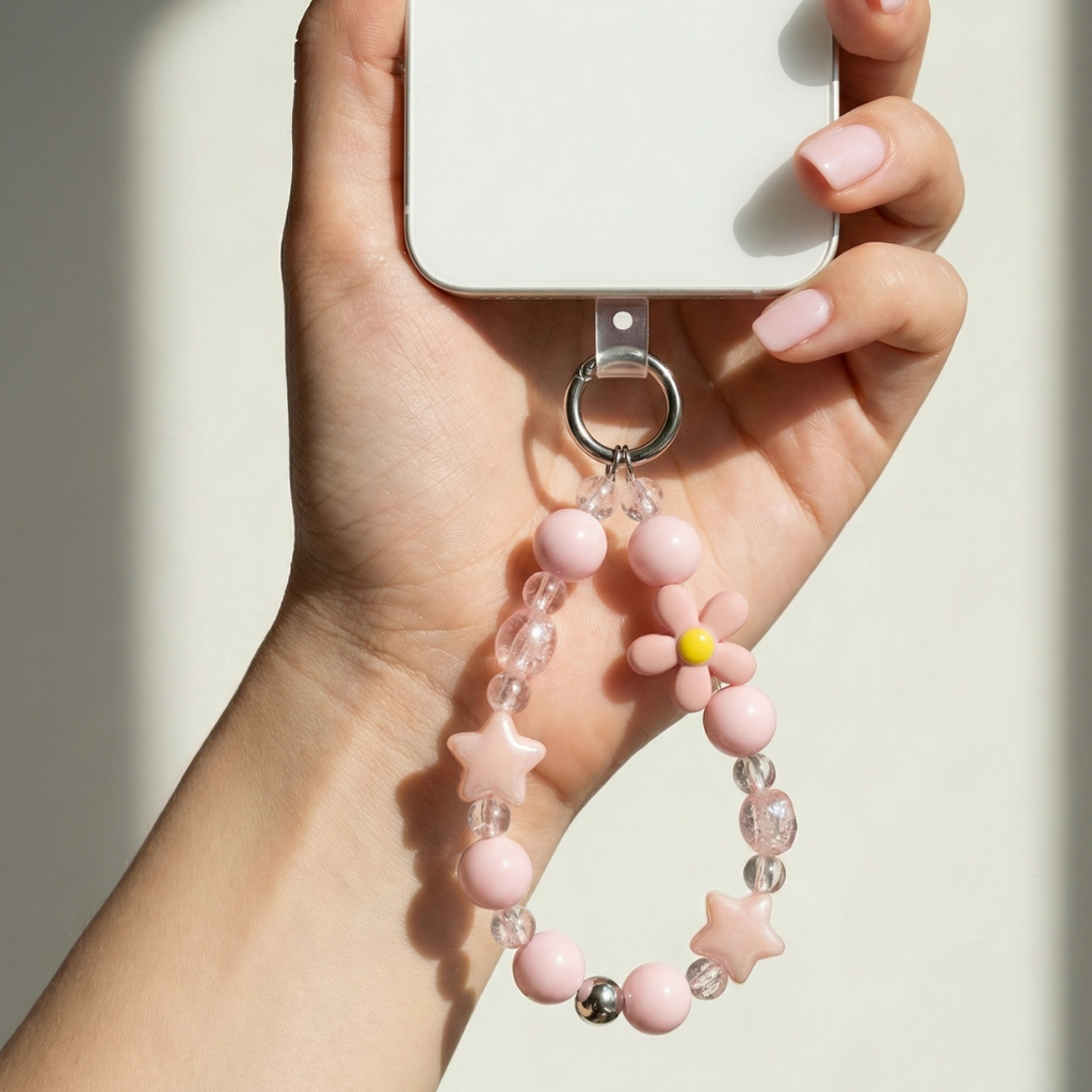 barbie core mobile charm