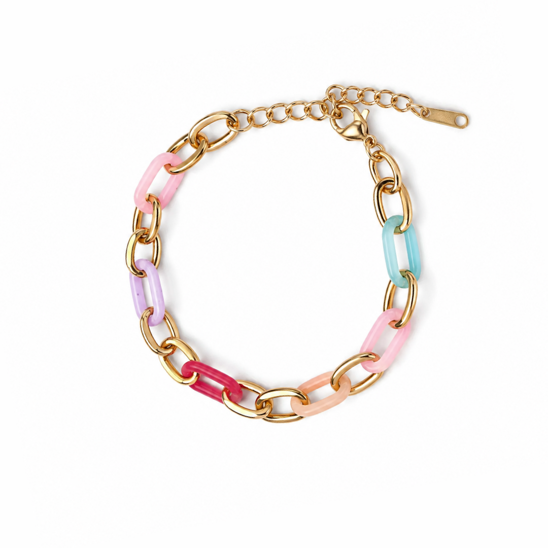 18K Gold Plated Ethereal Chained Bracelet
