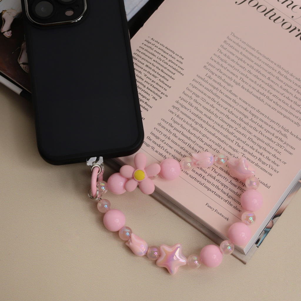 barbie core mobile charm