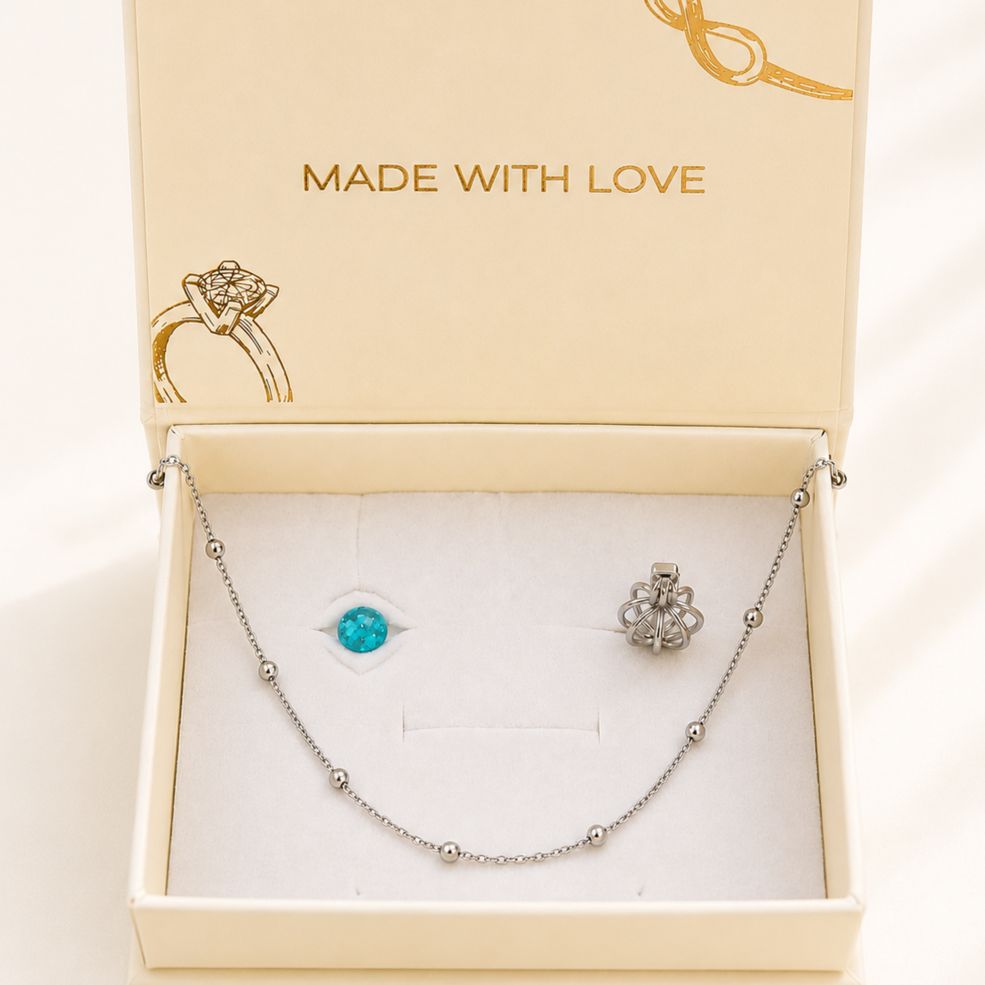 Glowing MoonStone Necklace