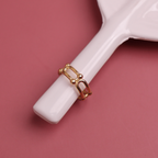 Orbit Lines Ring - 18k Gold (Demi Fine)