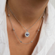 TwoTone Layered Necklace