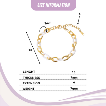 18K Gold Plated Luminous Bead Bracelet