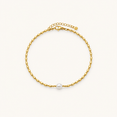 Pearl Dot Kada - 18k Gold (Demi Fine)