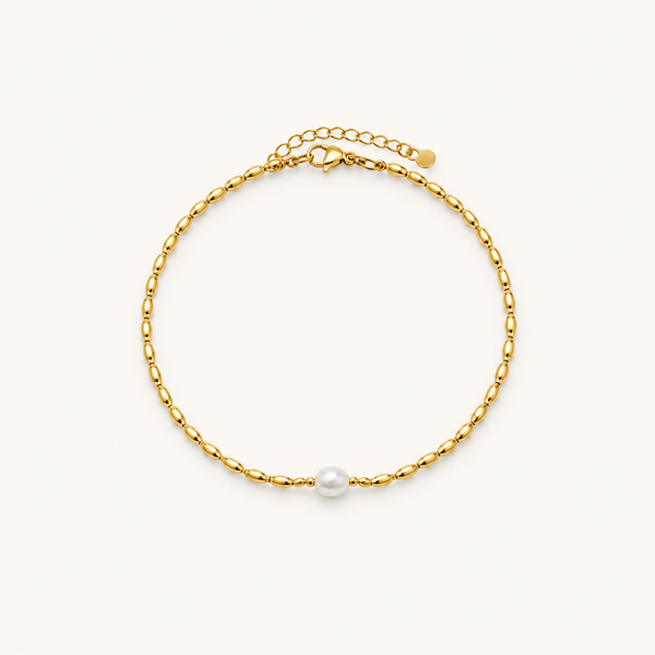 Pearl Dot Kada - 18k Gold (Demi Fine)