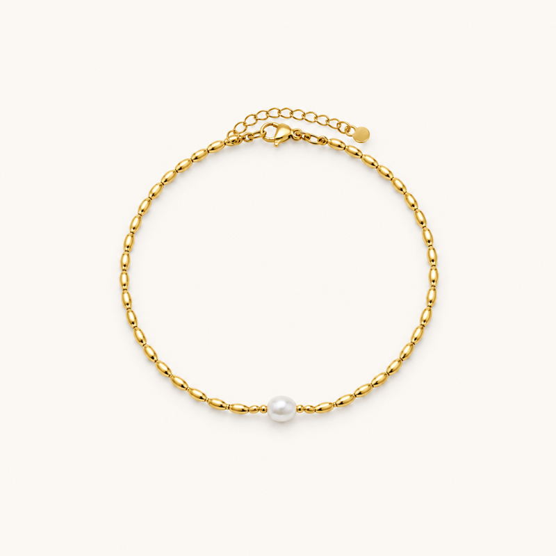 Pearl Dot Kada - 18k Gold (Demi Fine)