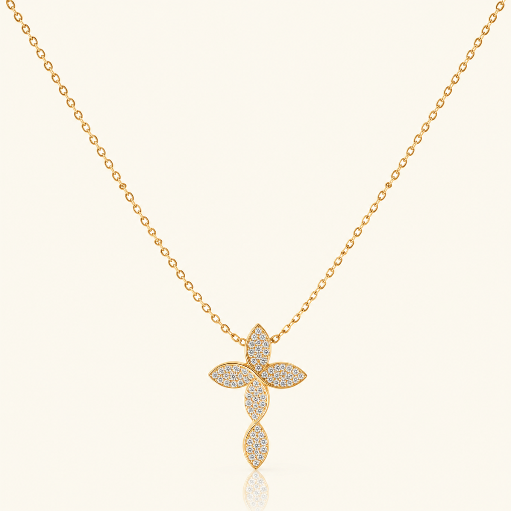 Florelle Necklace - 18K Gold (Demi Fine)
