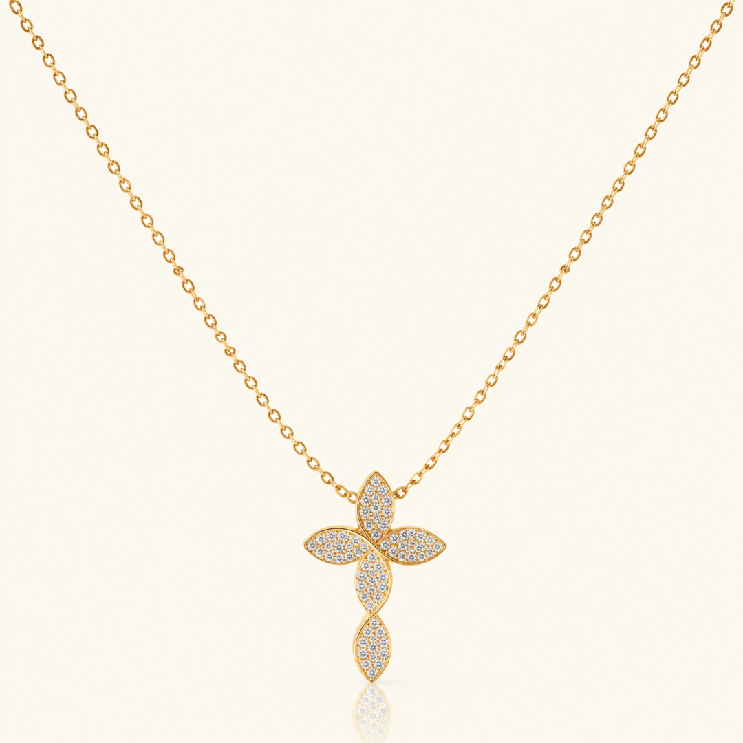 Florelle Necklace - 18K Gold (Demi Fine)