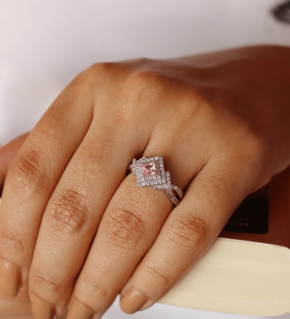 Pink Tinge Ring