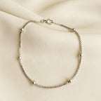 Elegant Moon Beads Anklet