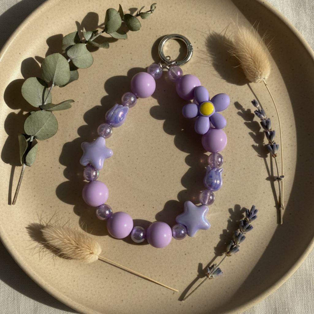 Lavender Dew Mobile Charm