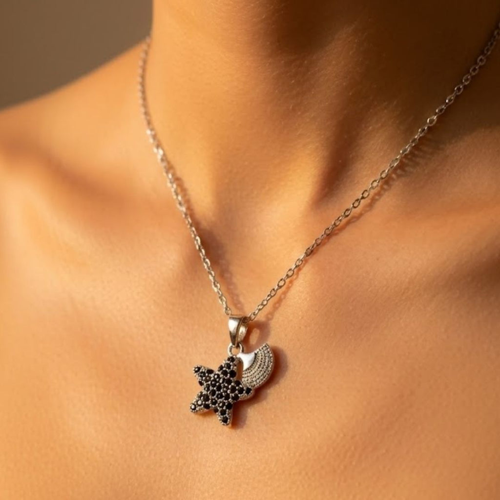 Twilight Star Zircon Necklace